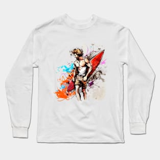 Surfing Long Sleeve T-Shirt